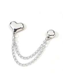 Multifunctional Metal Pant Leg Clips, Star Heart Bow Faux Pearl Design, Anti-Slip Pant Length Adjuster, Prevent Pant Hem Dragging, Suitable For Jeans, Trousers, Shirts And Cuffs, Clothing Styling Decorative Pant Leg Buckle - Multicolor - View 12