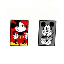 Disney 2件裝可愛米奇鼠復古琺瑯胸針，卡通老鼠金屬領飾針，適合衣服、包包裝飾禮物 - R - 查看 14