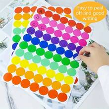 Colorful Dot Stickers, Suitable For Adults, Used For Marking, Coding, Categorizing, Prioritizing, Envelope Sealing And Art Education - Colorful Dot Stickers - View 8