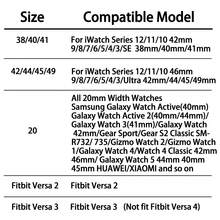 Leopard Print Smartwatch Band Compatible With Samsung/Fitbit Watch As A Gift For Students Returning To School - Multicolor - View 2