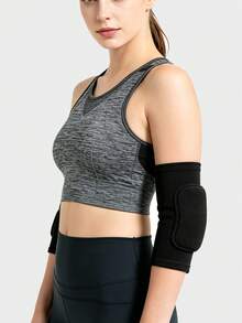 Bộ 4 ống bảo vệ đệm thể thao, đệm bảo vệ đầu gối và khuỷu tay mềm thoáng khí cho bóng chuyền, chạy bộ, đạp xe, cổ vũ, tập luyện cho nam và nữ - Nhiều màu - Xem 4