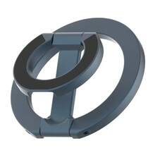 Magnetic Ring Holder, 3-Section Double-Sided Magnetic, 1pc, Ultra-Light Ultra-Thin, Strong Adsorption, 360° Rotation, Foldable, Suitable For Any Wall, Foldable Ring Phone Stand, Alloy Material, Portable Universal, Creative Desktop Design, Hands-Free, Suitable For Office, Kitchen, Bathroom, Bedside, Gym, Car And Other Places - Multicolor - View 12