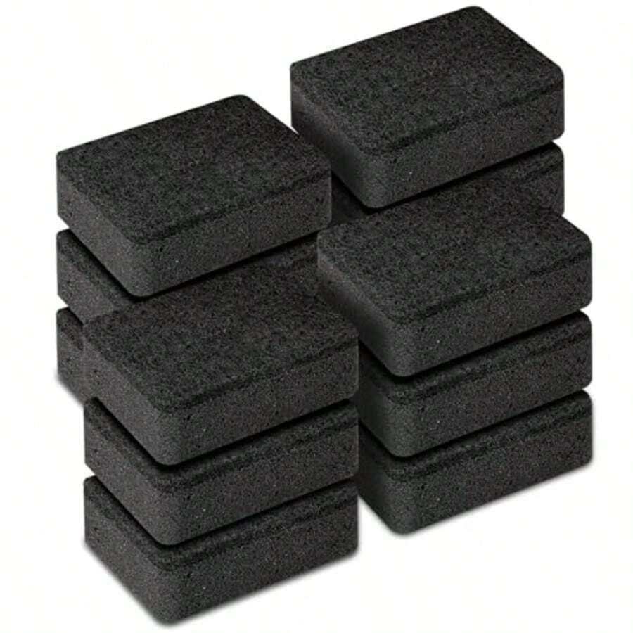 Durable Black Scrubber Sponges - Multipurpose Kitchen Cleaning Sponges For Dishwashing, Pots, And BBQ Tools, Non-Stick Oil, Outdoor Barbecue Cleaner - Multiple Styles - View 1