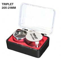 10-30X Pocket Loupe Magnifier Jewelry Magnifying Glass Foldable Diamond Lupa Triplet Jewelers Eye Glass Tool Reading Magnifier - A - View 10