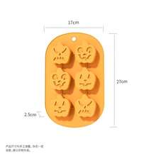 Halloween Silicone Baking Molds, Muffin & Candy Molds, Pumpkin, Devil, Skull, Ghost Shapes, Suitable For DIY Cake, Pudding, Ice Cube, Chocolate - Multicolor - View 14