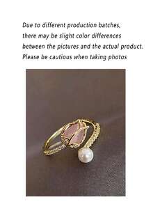 Tulip Bud Pearl Opal Ring - View 5