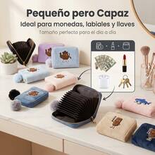 Cartera de felpa para mujer - LM21-MORADOOSCURO - Ver 5