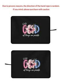 2D Flat Colorful Trunk Mat, Fun Cat, God Floral Text Print, Cushion Cloth For Folding Car Trunk, Waterproof And Dirt Resistant Car Trunk Mat, Interior Protection Trunk Mat Specially Designed For Vehicles, Durable, For Driver, Multi-Function Pad, Ideal Housewarming Gift Or Car Accessory For Loved Ones - A - View 10