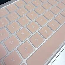 SDYIGOE 1pc English Peach Pink Keyboard Cover, EU And US Layout, Compatible With MacBook Neo 13-Inch (A18) Pro 2026 A3404 256GB 512GB With Touch ID, Comfortable Touch, Anti-Stain, Precise Fit - View 7