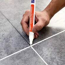 White/Grey Waterproof Tile Grout Pen, White Tile Repair Pen, Anti-Mold Filling, Easy-To-Use Gel Grout, Suitable For Bathroom And Kitchen Tiles, Suitable For Other Material Surfaces - View 2