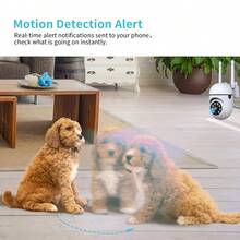 2pcs Wireless Smart Indoor Security Camera, With Color Night Vision, Alarm Function, Motion And Audio Alert System, USB Powered, 355° Horizontal Rotation And 90° Vertical Tilt, Two-Way Audio, Wi-Fi Support, App Control, Power Adapter Not Included - White - View 10