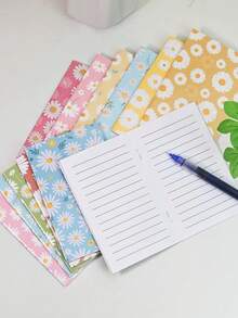 6-Pack Random Spring Daisy Pocket Notebooks - Lined Pages, Perfect Binding For Durability, Ideal Gift For Family, Friends, Classmates, And Colleagues - Multicolor - View 7