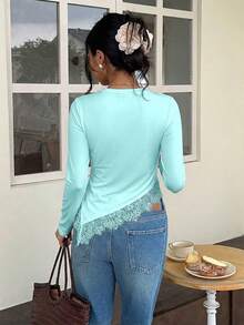 Women T-Shirts - Mint Blue - View 2