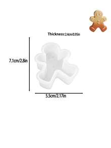 1/3pcs Christmas Silicone Candle Molds, Christmas Tree, Gingerbread Man, Reindeer Shapes, Easy Release And Reusable, DIY Aromatherapy Candles, Plaster, Epoxy Resin Casting Molds, Christmas Table Decor, Holiday Handmade Gift Making - Multicolor - View 13