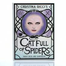Cat Full Of Spiders Playing Card For Divination Party Game - Grey - View 5