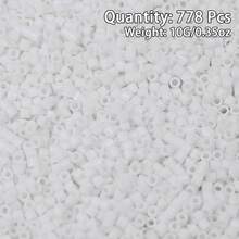 2mm 778pcs 10g Lacquered Acrylic Spacer Beads DIY Jewelry Making Bracelet, Car Charm, Phone Chain Handmade Beaded Accessories Material - Machine-embroidered Electroplated Glass Beads - View 16