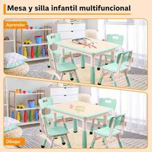 Folding Tables & Chairs - Teal Blue - View 4