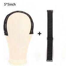Half Wig Cap With Drawstring For Lace Wig Making Black Semi-Spliced Wig Cap For U Part Wig 4*4 5*5 13*4 13*6 Drawstring Wig Caps - View 11