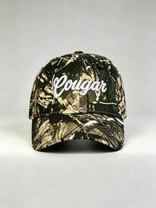1pc Gothic Men Camo Hat Eougan Embroidered Hats For Men Adjustable Baseball Cap Fashionable Casual Hats Great For Travel, Parties, And Sun Protection - Camouflage - View 11