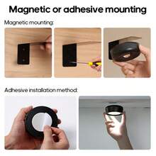 1/3 buah Lampu Ambient LED Nirkabel, Lampu Gambar Bertenaga Baterai Magnetik, Lampu Dinding Seni yang Dapat Diredupkan dengan Kontrol Jarak Jauh, Lampu Baca Samping Tempat Tidur Kamar Tidur, Hadiah Kreatif, Dengan Fungsi Timer, Kecerahan yang Dapat Diatur, Cocok untuk Dekorasi Tangga, Pencahayaan Dekorasi Gambar Kantor Rumah (Baterai Tidak Termasuk) - MultiWarna - View 8