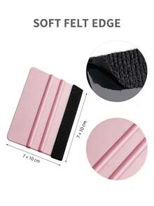 2pcs Colorful Square Plastic Soft Scraper With Adhesive Backing, Fine Flocked Surface Anti-Scratch Non-Damaging To Paint Film, Steep Groove Design Comfortable Grip Non-Slip, Lightweight Portable Multi-Color Options, Wall Sticker Wallpaper Scraper, Advertising Poster Sticker Decorative Sticker Door Sticker Furniture Sticker Renovation Sticker Wood Grain Sticker Marble Pattern Sticker Wardrobe Sticker Tabletop Sticker Glass Sticker Window Film Sticker Frosted Sticker, Photo Frame Sticker Photo Wall Decorative Painting - One Size Fits All - View 6