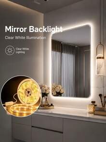 USB 5V Low Voltage 2835 LED Warm White Light Strip, 5m/10m, Living Room Bedroom TV Background Cabinet Party Atmosphere Lighting - Yellow - View 8