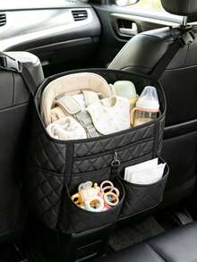 Leather Car Storage Bag, Suitable For Daily Car Item Storage And Organization, Essential For Travel And Storage - Multicolor - View 2