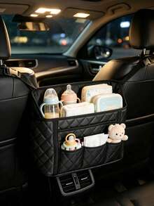 Leather Car Storage Bag, Suitable For Daily Car Item Storage And Organization, Essential For Travel And Storage - Multicolor - View 4