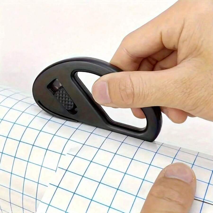 Wrapping Paper Cutter, Christmas And Birthday Gift Wrapping Cutting Tool, Gift Wrapping Cutter, Creative Kraft Paper Craft Paper Roll Sliding Line Cutter Trimmer - A - View 1