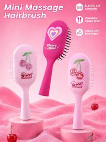 1pc/3pcs Air Cushion Hair Brush, Anti-Static Detangling, Volumizing Styling, Wet & Dry Use, Scalp Massage, Portable & Easy To Clean, Essential Christmas And Halloween Gift - Multicolor - View 1