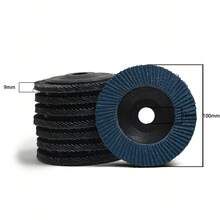 100X16 Blue Sand Stainless Steel Polishing Disc - A - View 3