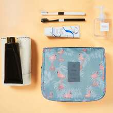 Portable Large Capacity Travel Hanging Toiletry Bag, Highly Attractive Makeup Bag, Waterproof And Moisture-Proof Storage Bag - Baby Blue - View 4