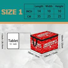 1pc 2DFat Thickened Foldable Zipper Storage Box With Fun Text All-Over Print Design, Suitable For Storing Clothes, Bedding, Nail Tools, Holiday Items, Fits Under Bed, Suitable For Book Organization, Car Trunk Storage, Cosmetics, Hair Styling Tools, Office, Home Organization, Blankets, Daily Small Items Large Capacity Storage, Wardrobe Placement And Moving Packing, Zipper Closure Secure Reinforced Handle Durable - Multi-color - View 12