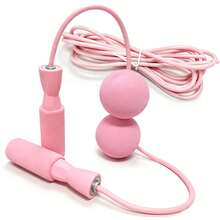 LINGPENG Adjustable Tangle-Free Jump Rope, Professional Fitness Skipping Rope For Adults, Indoor & Outdoor Workout - Multicolor - View 8