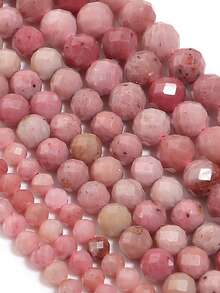 1 Strand Natural Rhodochrosite Beads Round Loose Stone Beads For Jewelry Making 2/3/4mm DIY Making Bracelets Necklaces Accessories ﻿ - Multicolor - View 8