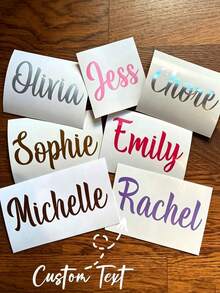 Customizable Name DIY Stickers, Gift Wrapping Labels With Support For Text And Date Customization. Suitable For Gift Wrapping, Parties, And Daily Use. Can Be Applied To Balloons, Gift Boxes - Multicolor - View 3