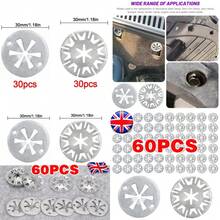 60Pack Heat Shield Clips Car Exhaust Metal Locking Star Washers Fixing Auto - UK-l398601 - View 2