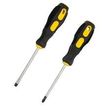 2pcs Magnetic Screwdriver Set, And Flat Head, Non-Slip Ergonomic Handle, Home Repair And DIY Tools, Men's Gift - Multi-color - View 6