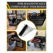 80PCS Black Magnetic Wrench Organizer Widget Portable Tool Storage Shelf - A - View 5