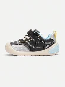 Balabala Baby Toddler Shoes Soft Sole Comfort Non‑Slip Footwear For Infant Boys Girls Winter Daily Wear - Black - View 2