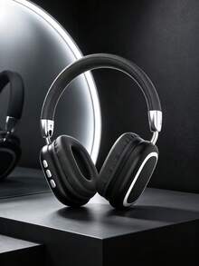 Gerripuer New Over-Ear Wireless Headphones, HIFI High-Definition Call, Comfortable, MP3 Music, Universal For Phones, Type-C, Foldable, Rotatable, Telescopic, ABS Plastic With Metal Texture, High-End Business Gift Wireless Earphones - Black - View 11