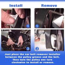 Stretch Belt Service Remover And Installer Mechanical Tool Kit Stretch One-Piece Design Automotive Repair Special Workshop Tool - A - View 3