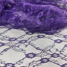 HHMC Black Lace Fabric, Sold By Meter, Suitable For Making Clothes, Curtains, Wedding Dresses, Sewing, Solid Color Peony Floral Pattern, Soft, Wrinkle-Resistant, Draping Fabric. - Multicolor - View 41