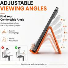 1PC Foldable Phone Stand, Portable Phone Holder, Universal Stand With Adjustable Angles; Suitable For All Mobile Phones; Ideal For Home Offices, Dorm Rooms, And Party Decor; A Perfect Desktop Accessory And "Lazy" Phone Holder. - Multi-color - View 10