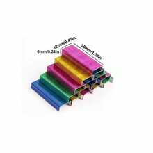 24/6, 24/8 Universal 12# Staple Pins 1 Box 1000/500pcs Stapler Nails Length 6/8mm - Silver - View 13