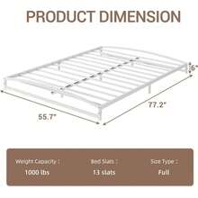 Bed Bases & Foundations - White - View 7