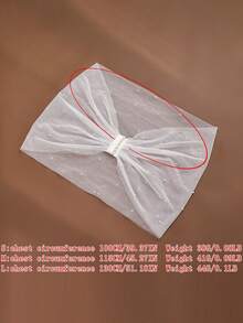French Sheer Tulle Pearl Shrug, Short Arm Cover, Wrap For Strapless Wedding Gown - Multicolor - View 8