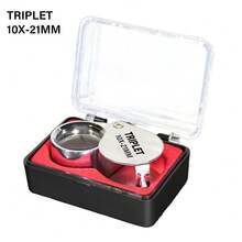 10-30X Pocket Loupe Magnifier Jewelry Magnifying Glass Foldable Diamond Lupa Triplet Jewelers Eye Glass Tool Reading Magnifier - A - View 8