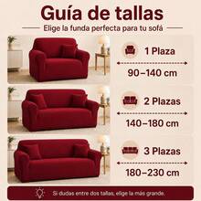 Sofa Slipcovers - Red - View 5