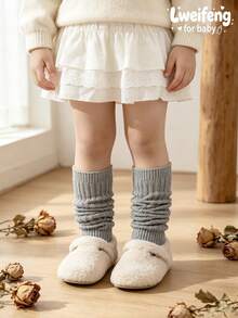 1 Pair Kids Knitted Leg Warmers, Fashion Leg Cuffs Suitable For Children Outdoor Activities All Seasons - Multicolor - View 4
